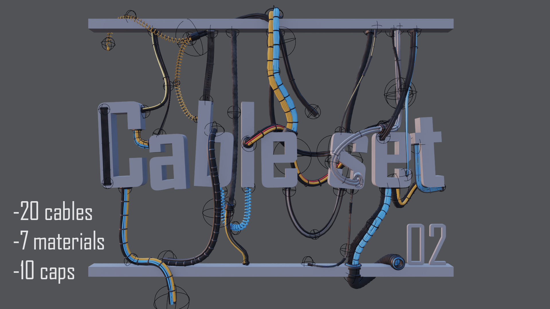 cable set 02 3D model_3