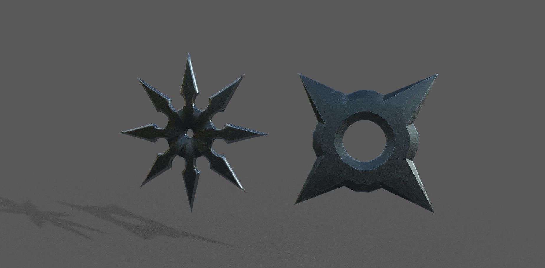 Shuriken Pack Low-poly 3D model Low-poly 3D model_12