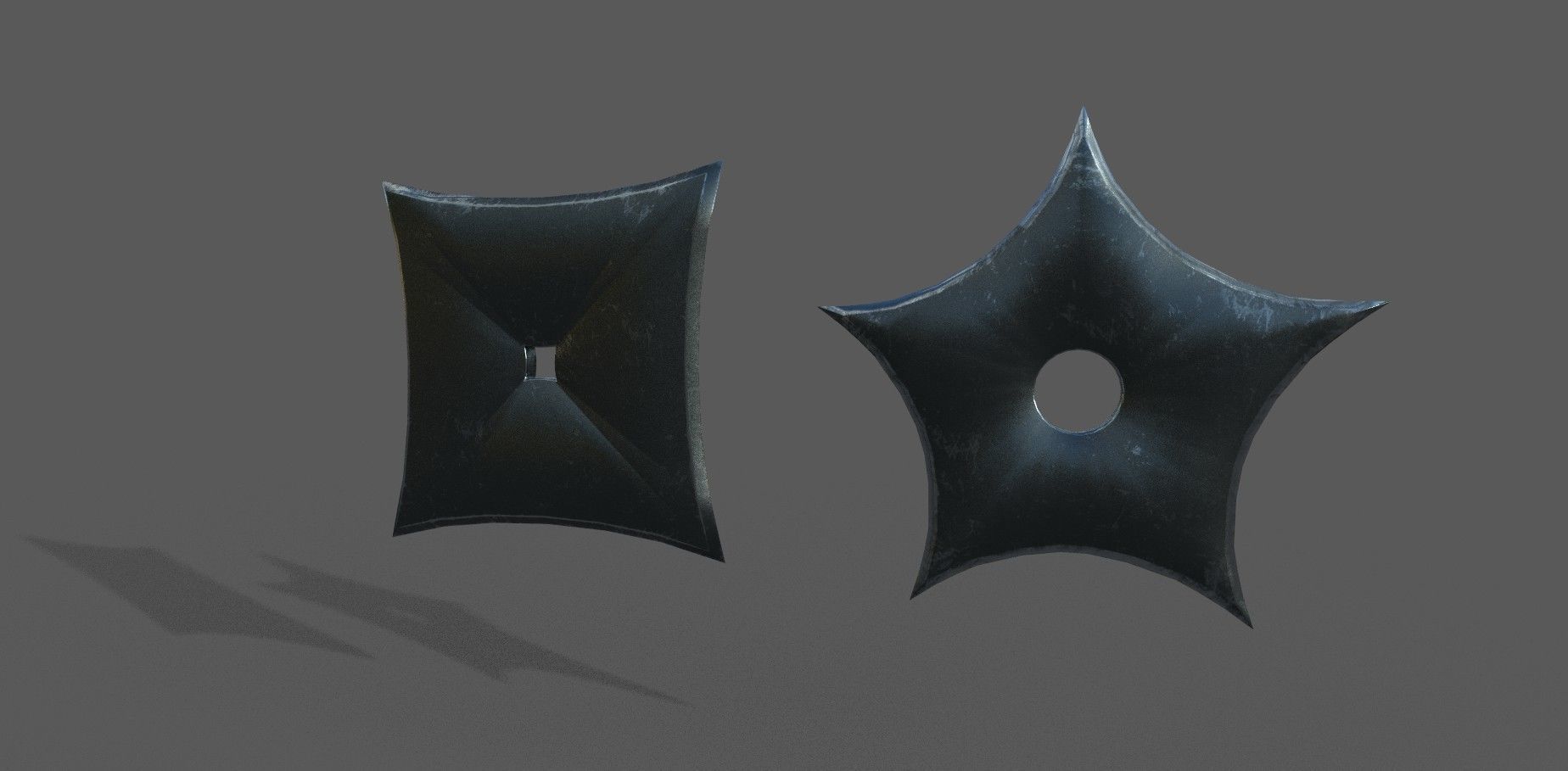 Shuriken Pack Low-poly 3D model Low-poly 3D model_3