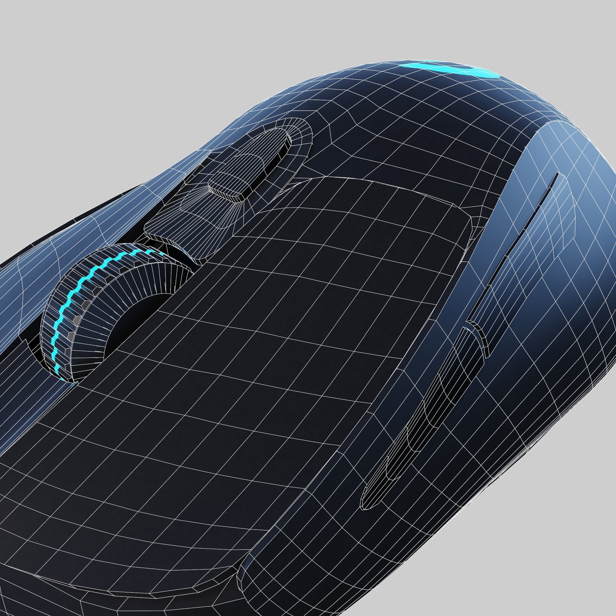 Logitech Gaming Mouse Low-poly 3D model_22