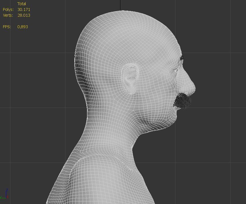 Albert Einstein 3D Low poliy Realistic Character Model 3D model_5