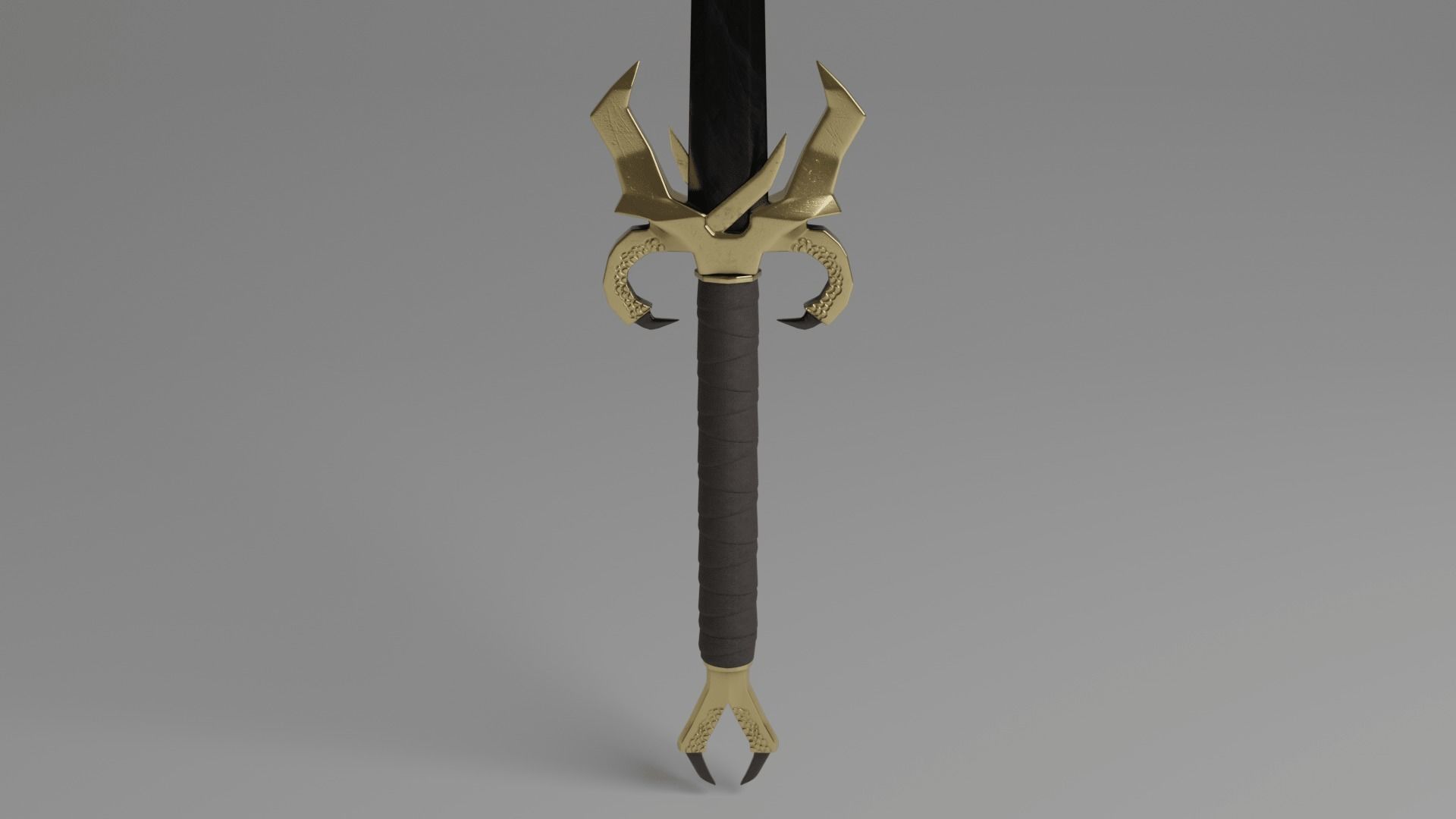 Dragon Sword 3D model_2