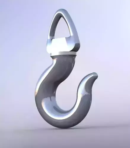 Metal hook 3D model | CGTrader