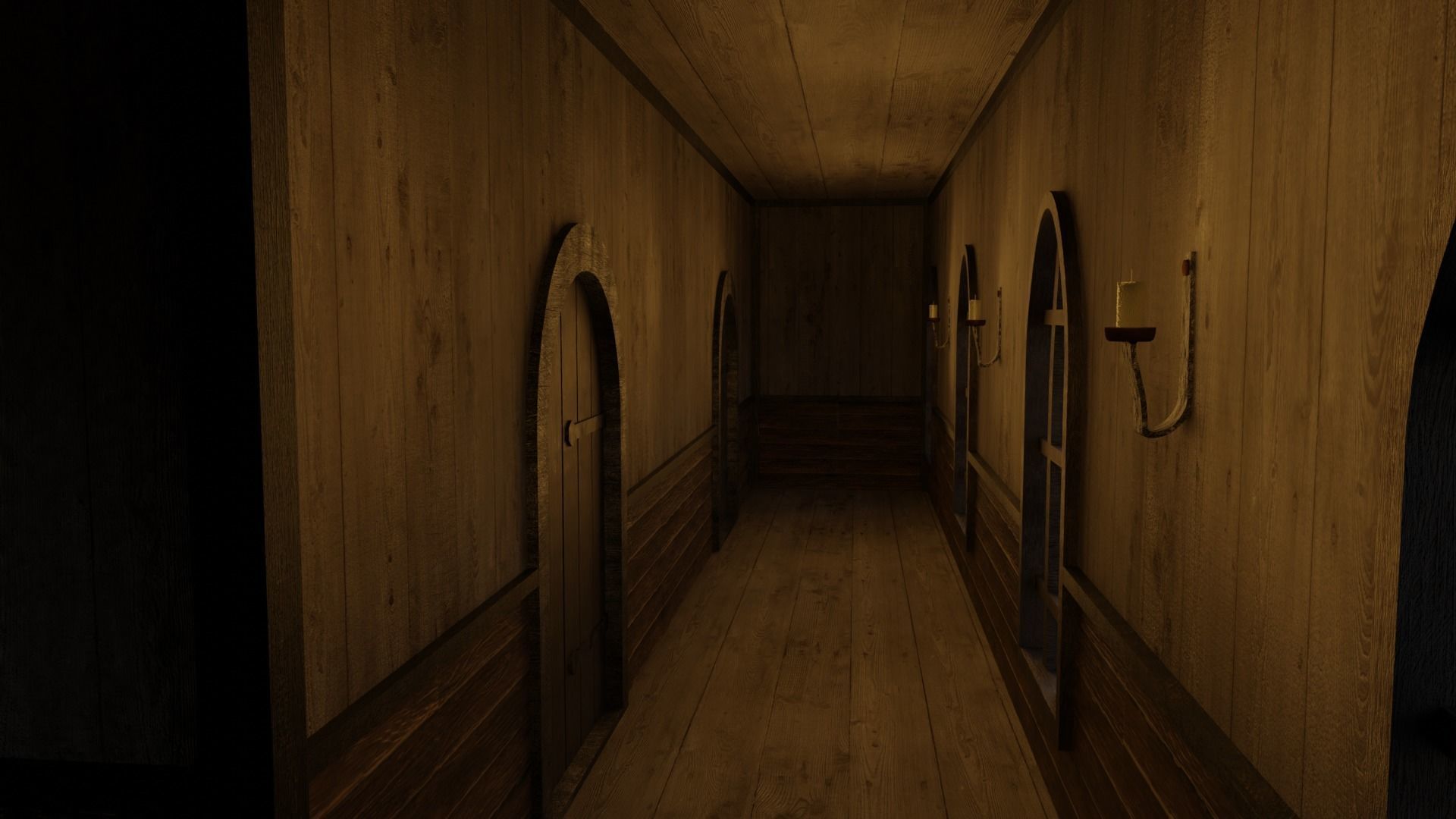 GameReady Medieval Inn Low-poly 3D model_11