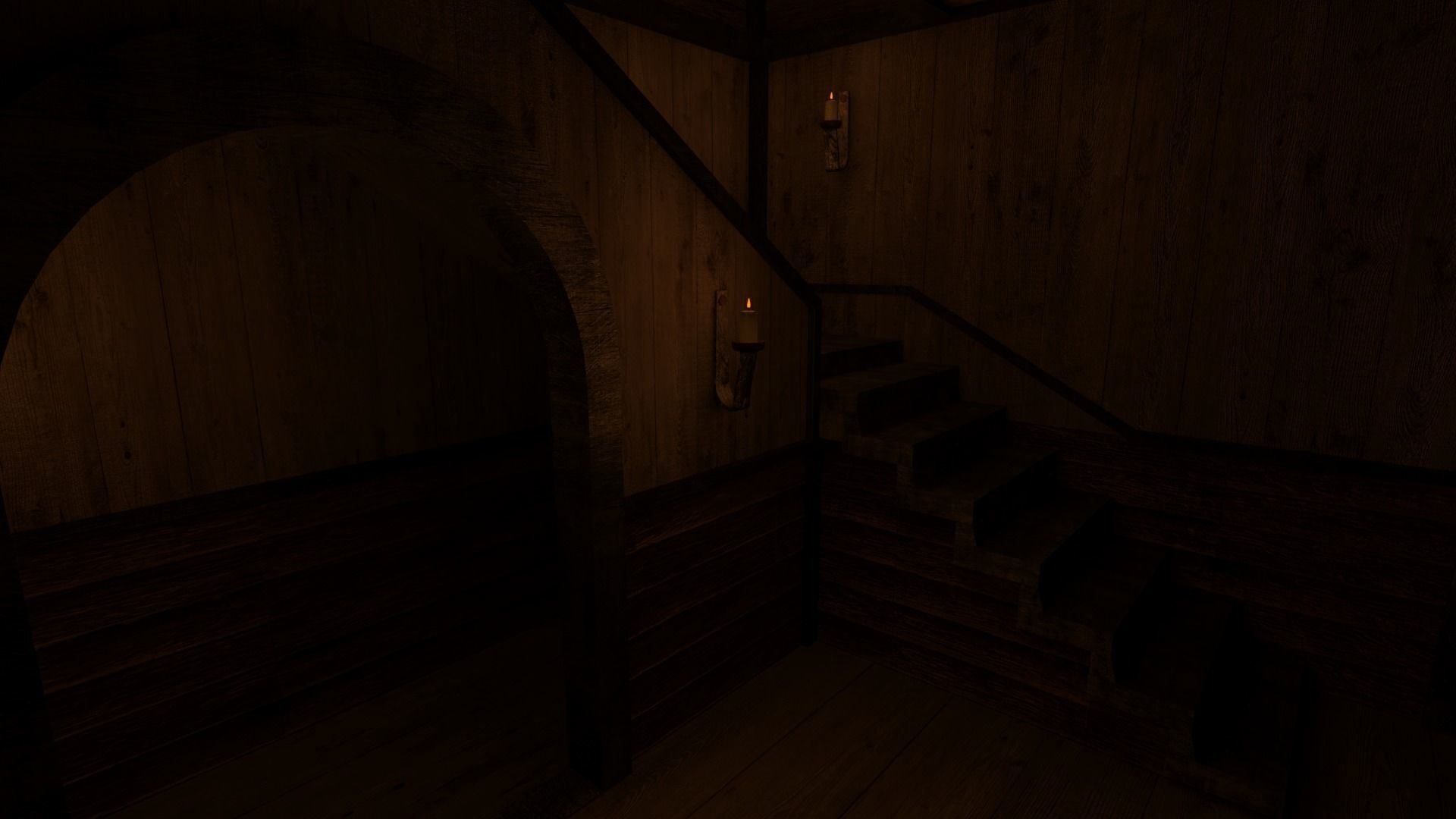 GameReady Medieval Inn Low-poly 3D model_4