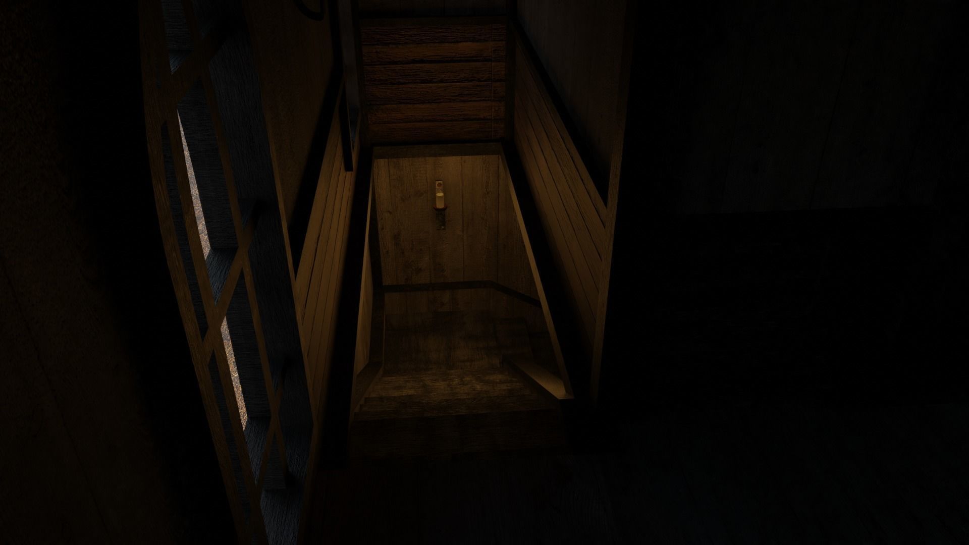 GameReady Medieval Inn Low-poly 3D model_10