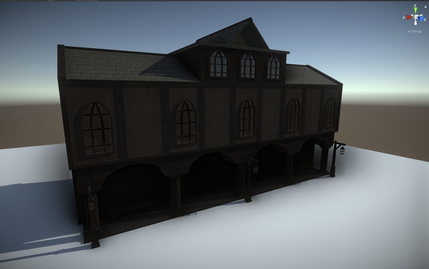 GameReady Medieval Inn Low-poly 3D model_17