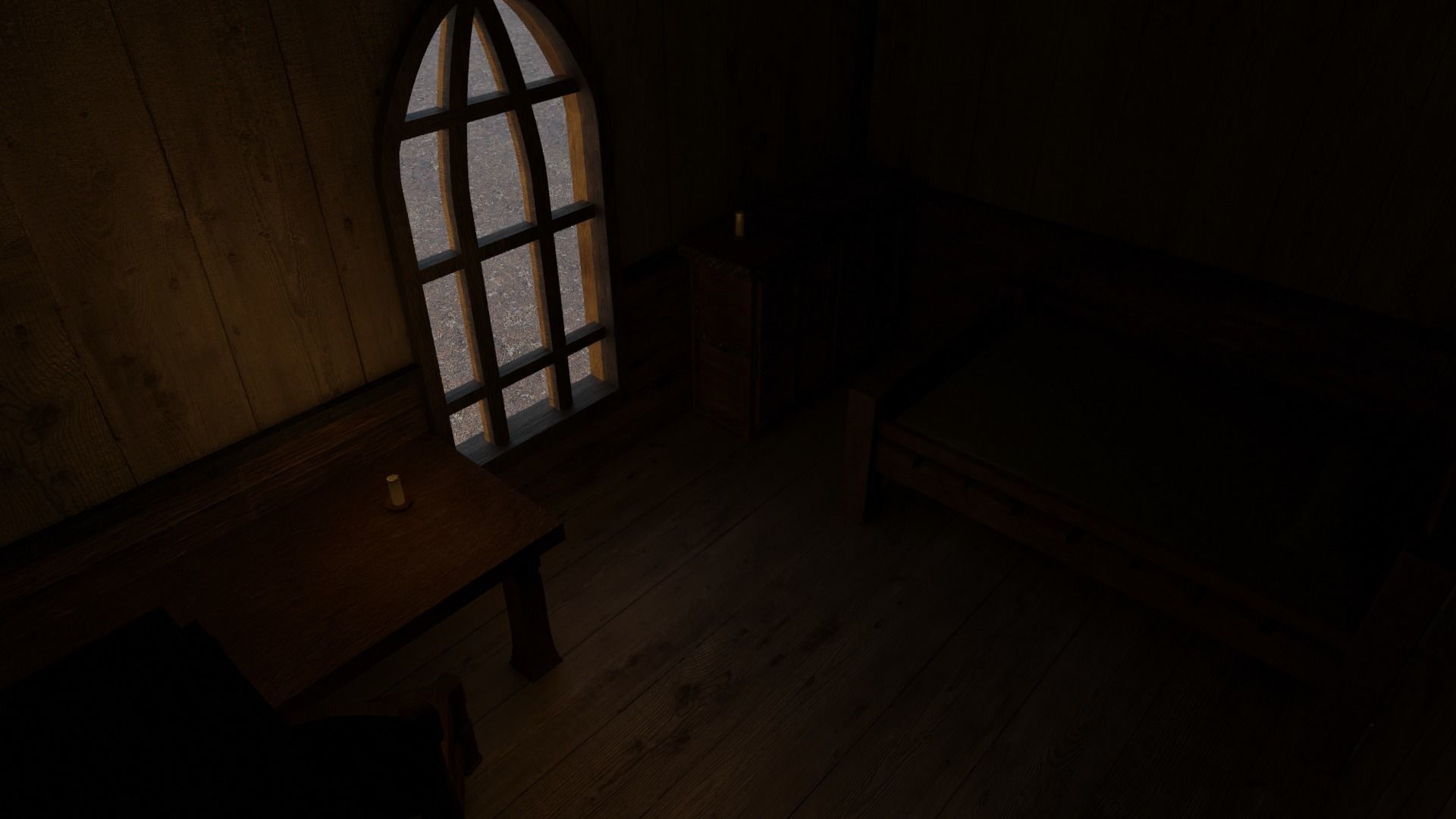 GameReady Medieval Inn Low-poly 3D model_13