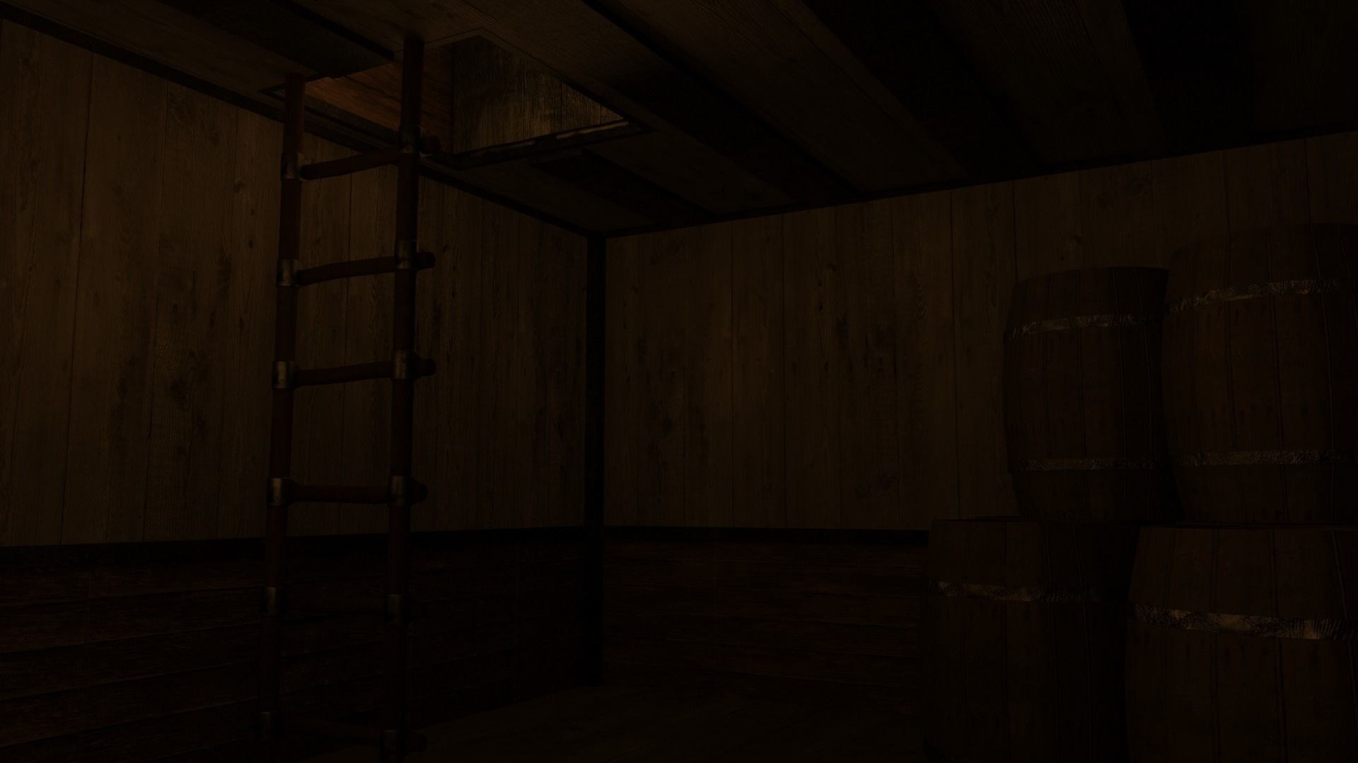 GameReady Medieval Inn Low-poly 3D model_8