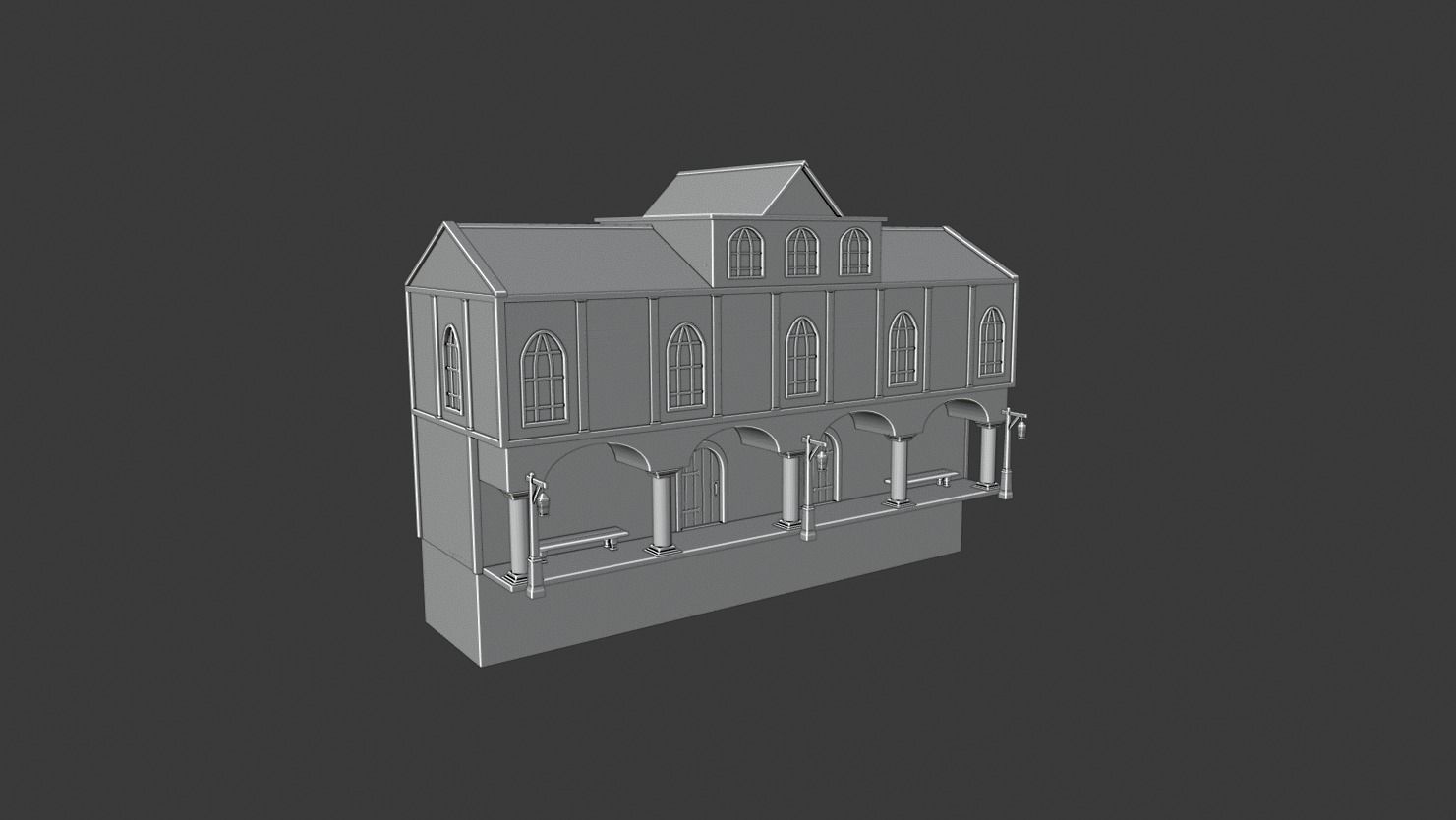 GameReady Medieval Inn Low-poly 3D model_23