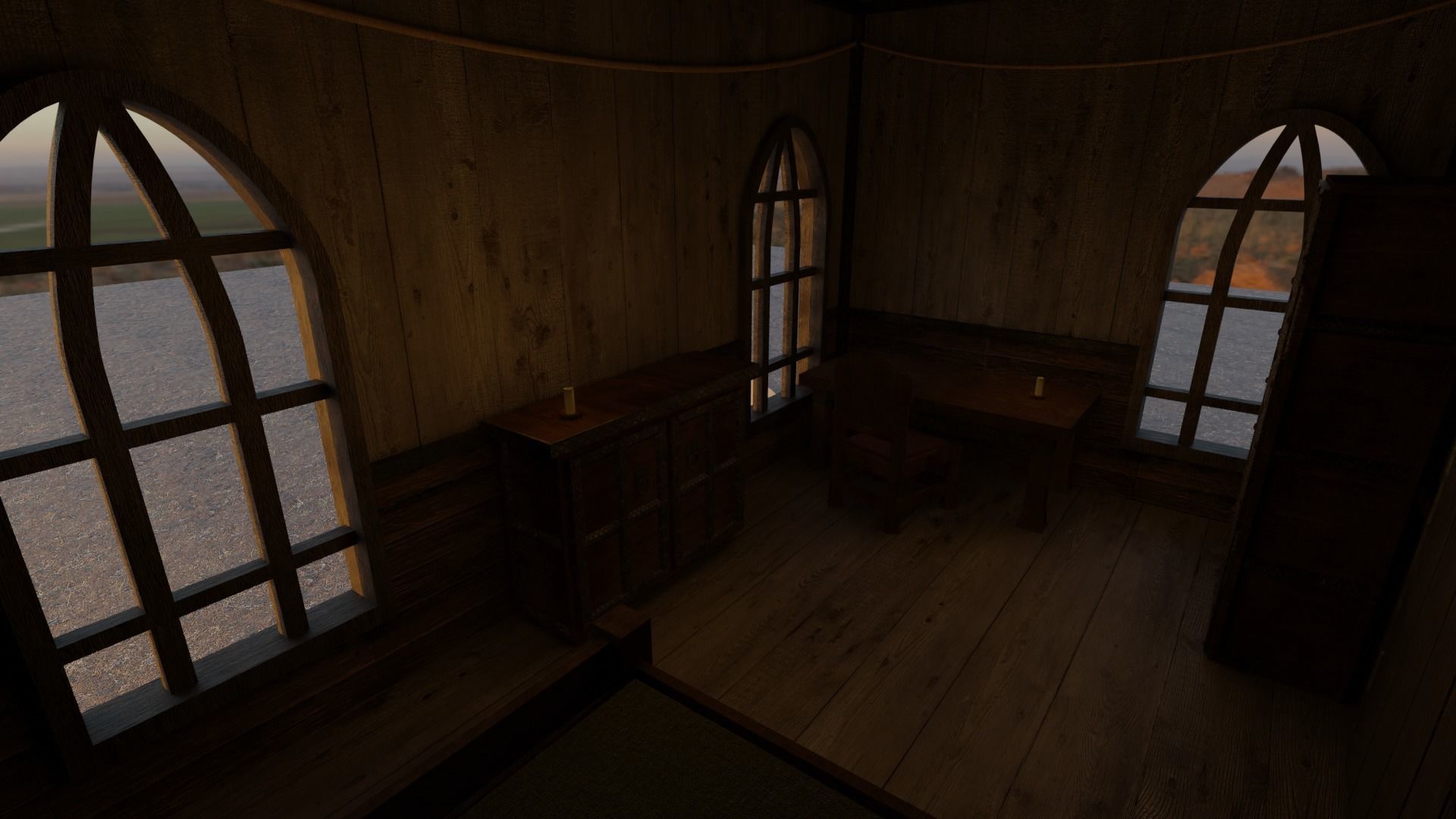 GameReady Medieval Inn Low-poly 3D model_12