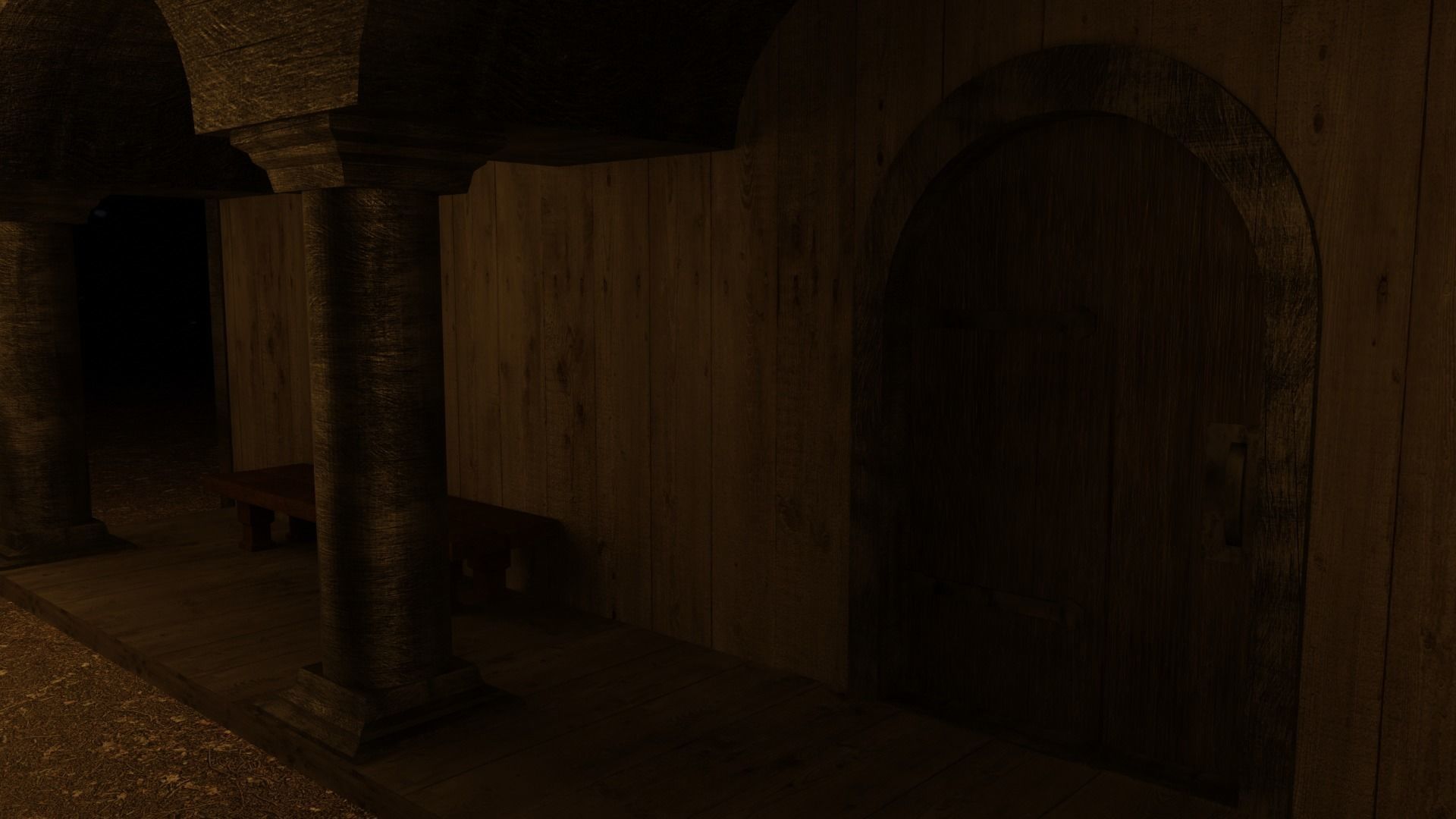 GameReady Medieval Inn Low-poly 3D model_5