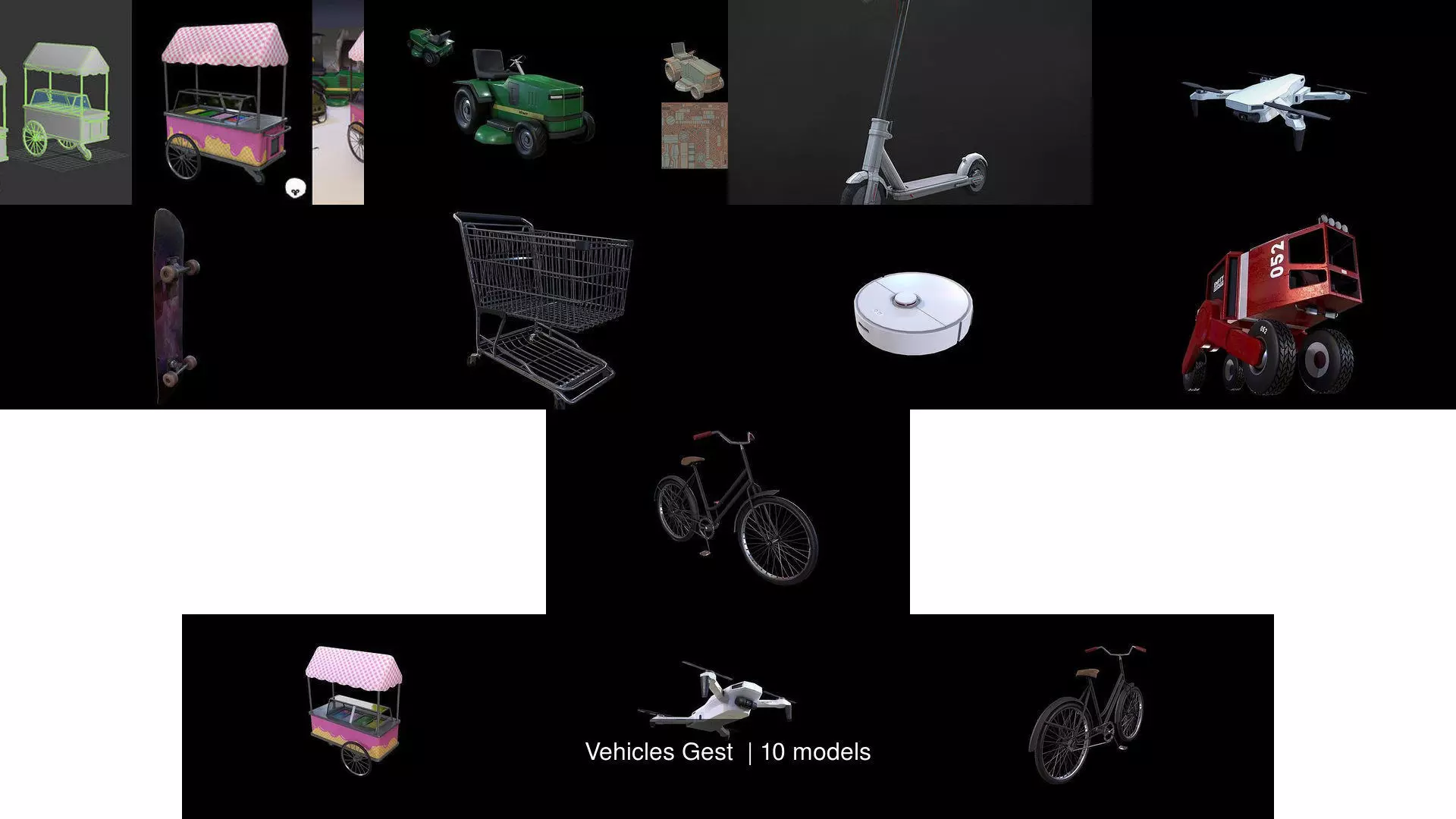 Vehicles Gest  3D Model Collection_0