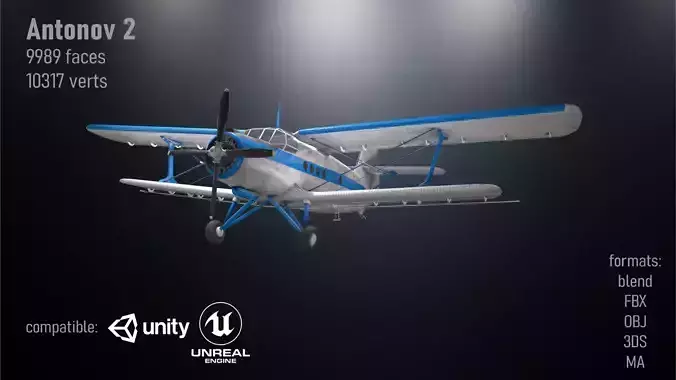 Antonov 2 luftwaffe biplane