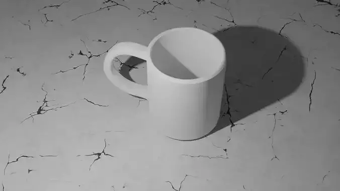Cup 3D model coffee mug