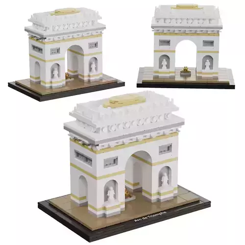 Lego Architecture - 21036 Arc de Triomphe 3D model