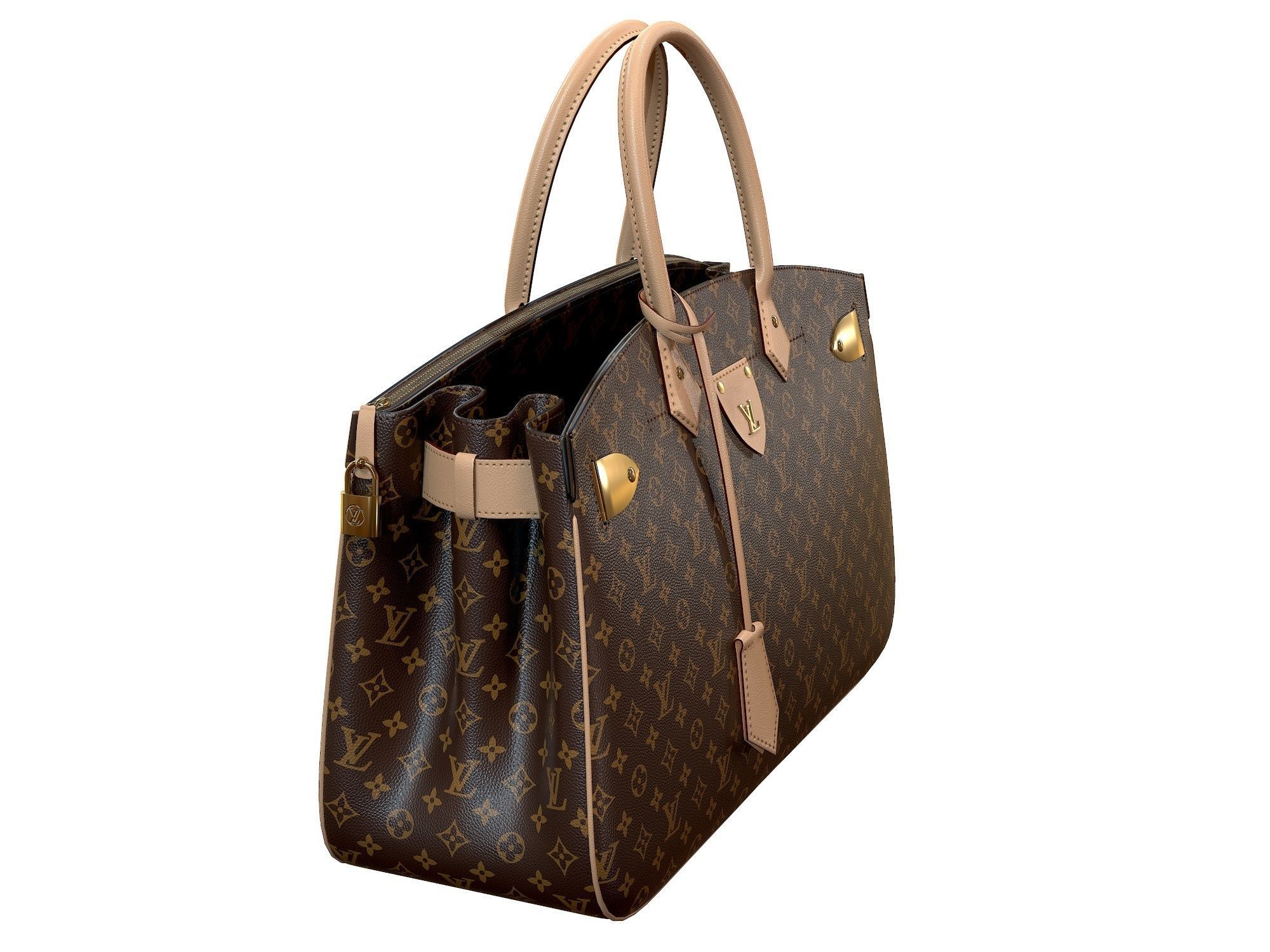 Louis Vuitton bag ALL SET Monogram Leather  3D model_1