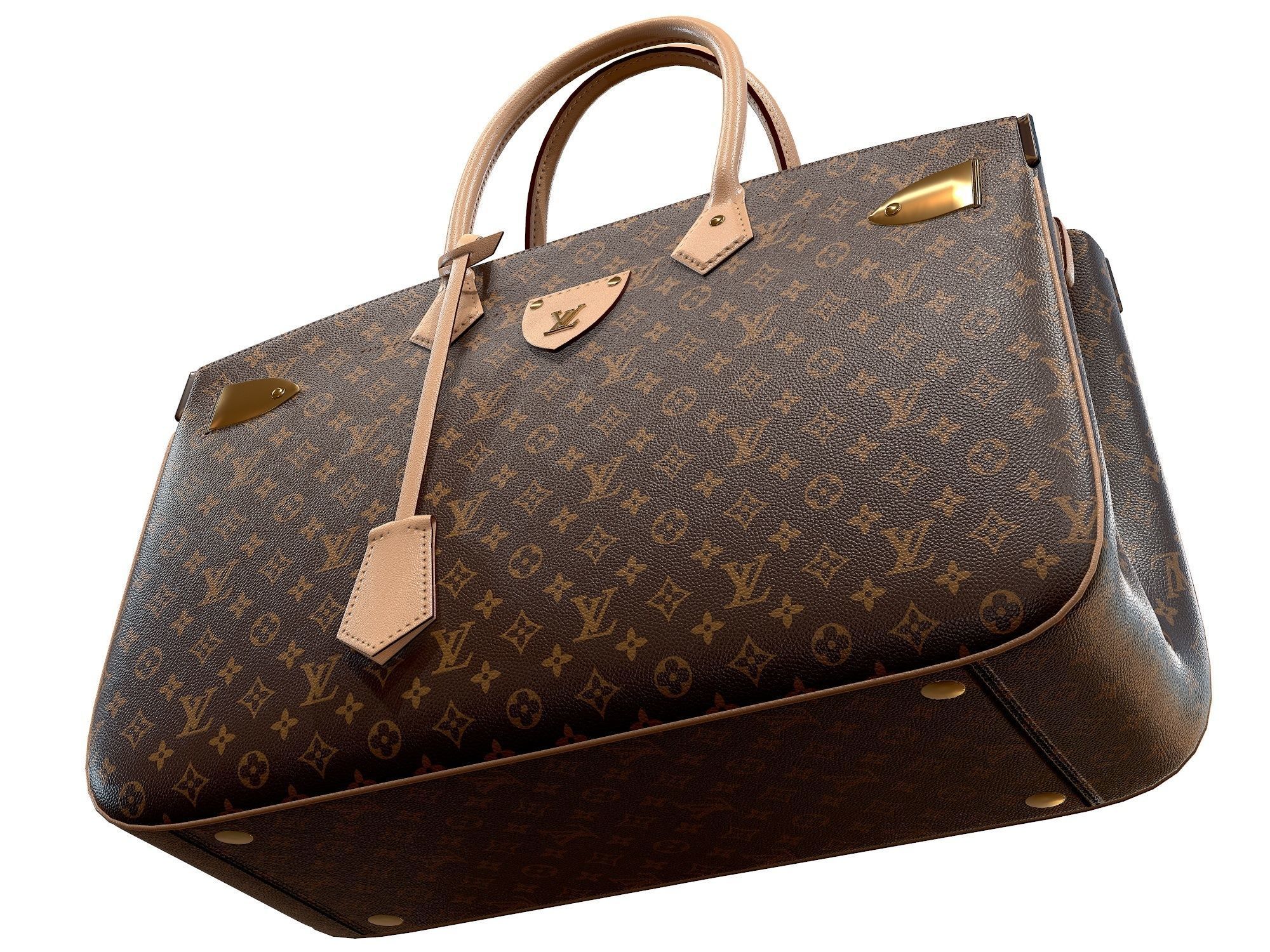 Louis Vuitton bag ALL SET Monogram Leather  3D model_5