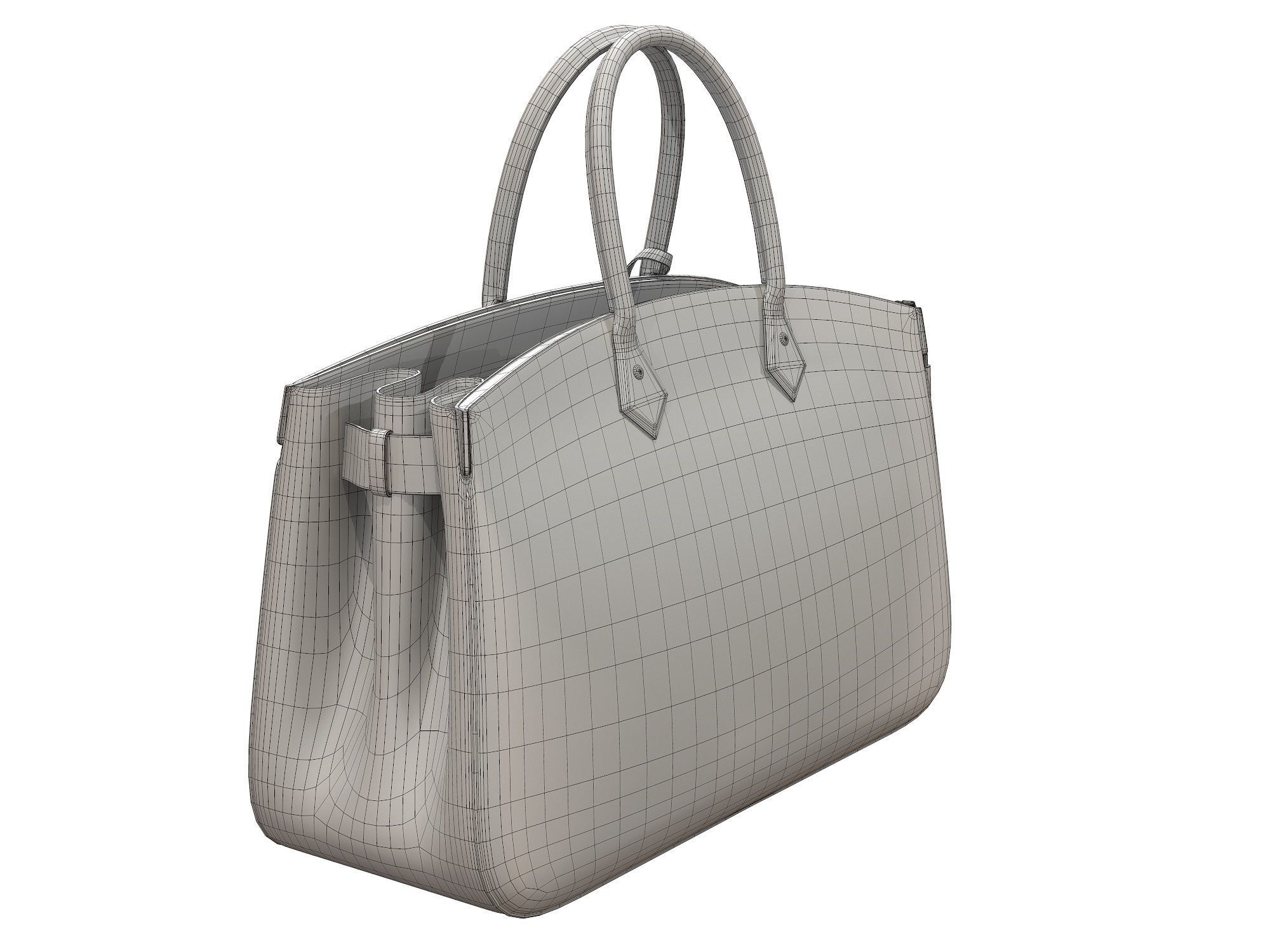 Louis Vuitton bag ALL SET Monogram Leather  3D model_8