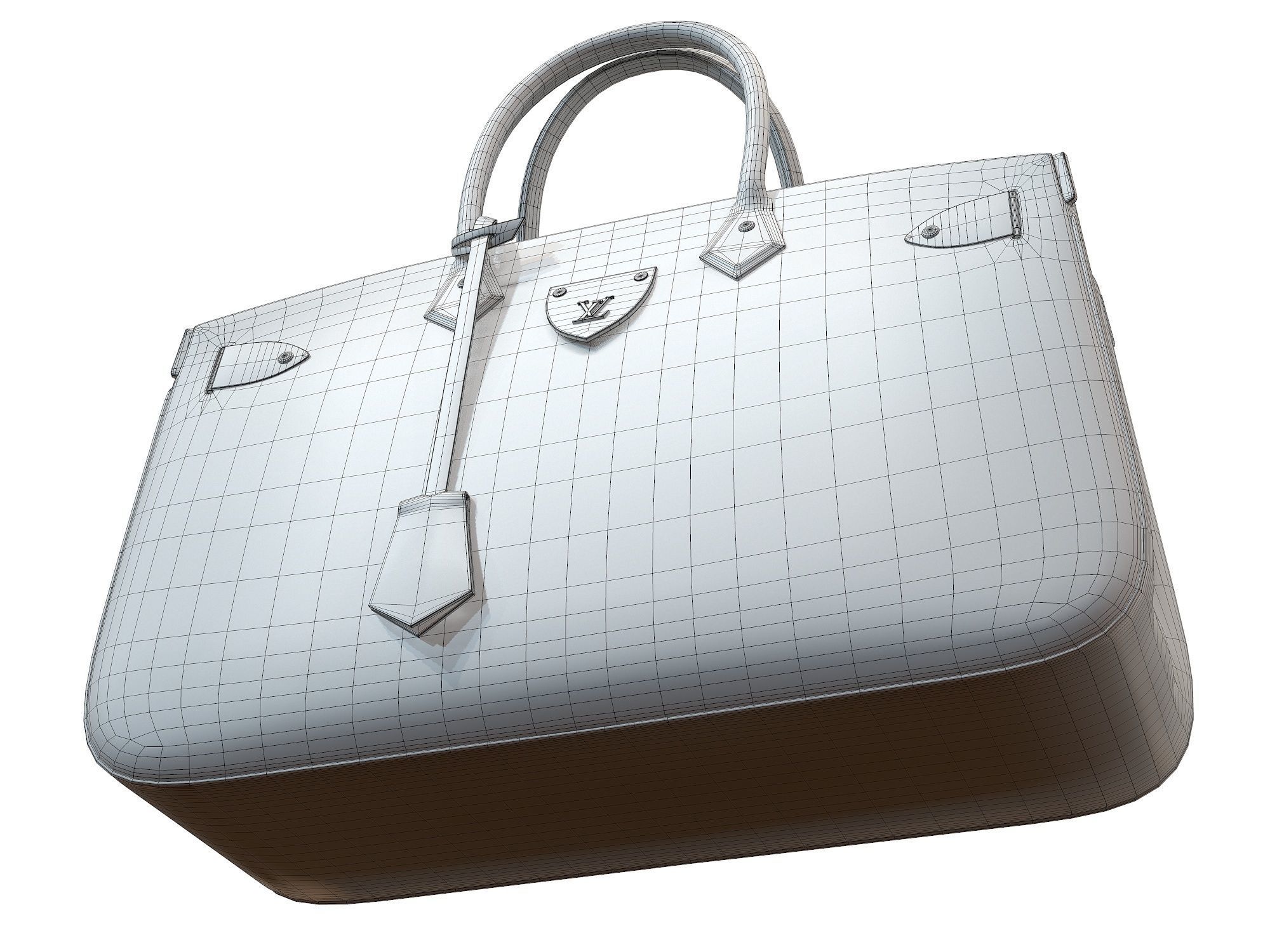 Louis Vuitton bag ALL SET Monogram Leather  3D model_9