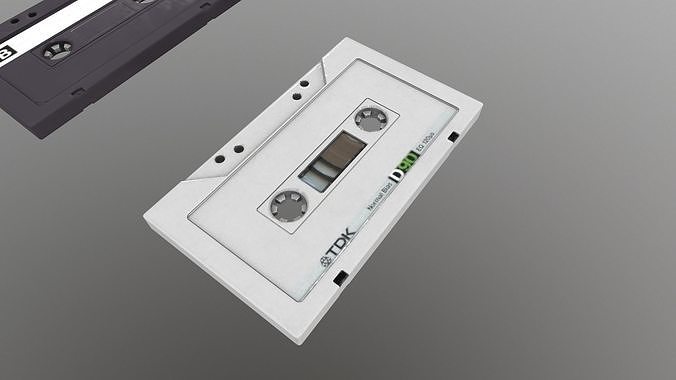 Casette cassette tapes - cassette tapes Low-poly 3D model