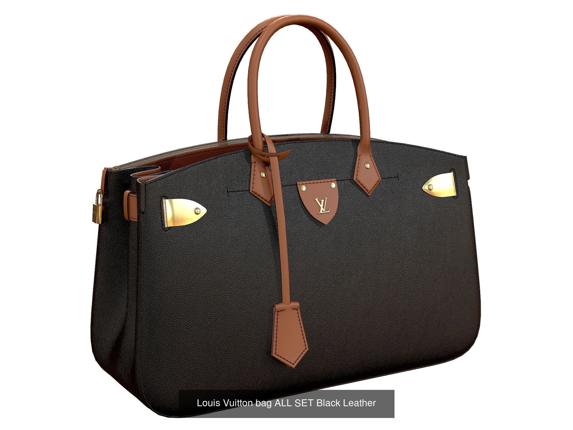 Louis Vuitton bag ALL SET 3D Model Collection_4