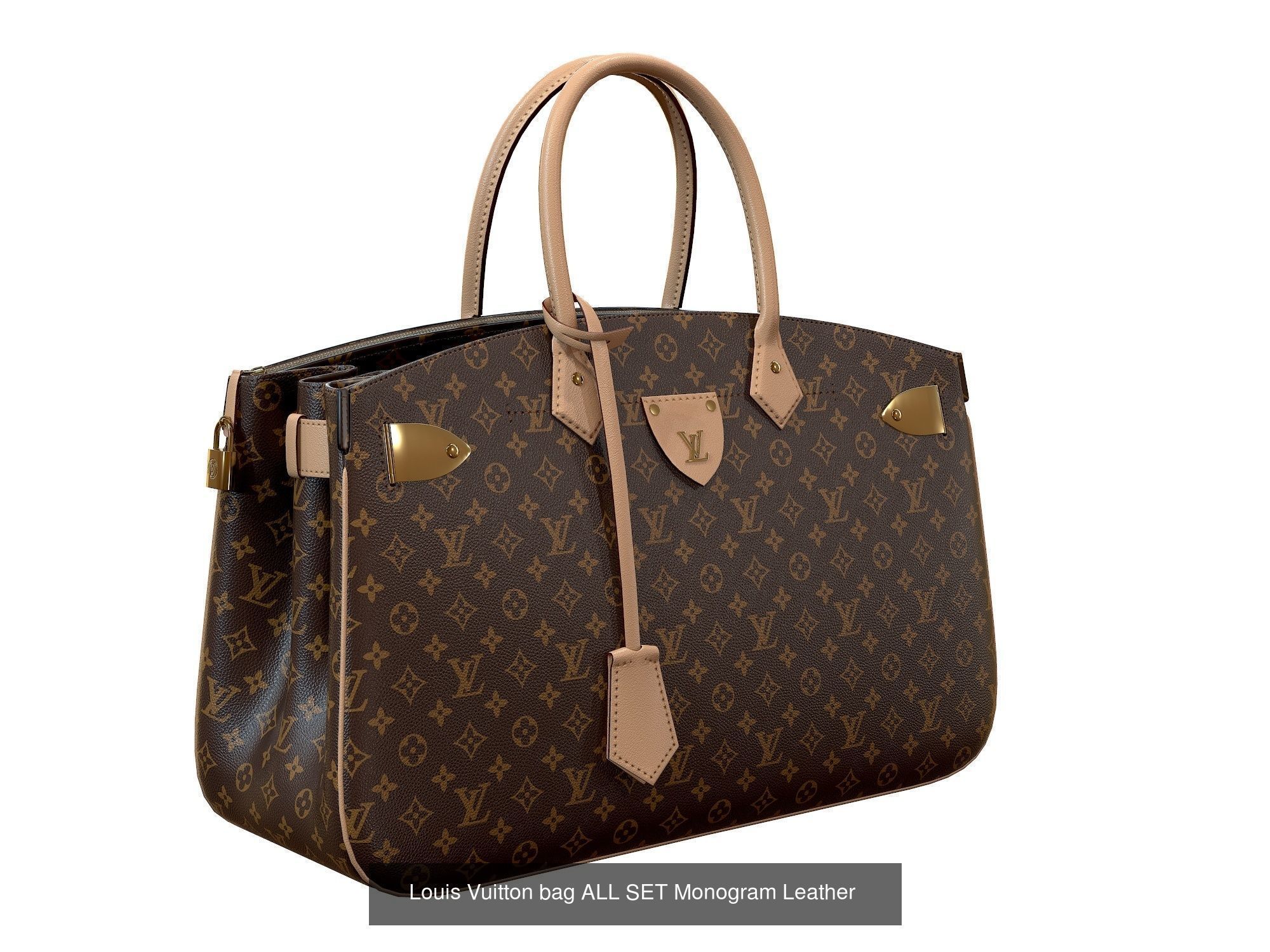Louis Vuitton bag ALL SET 3D Model Collection_5