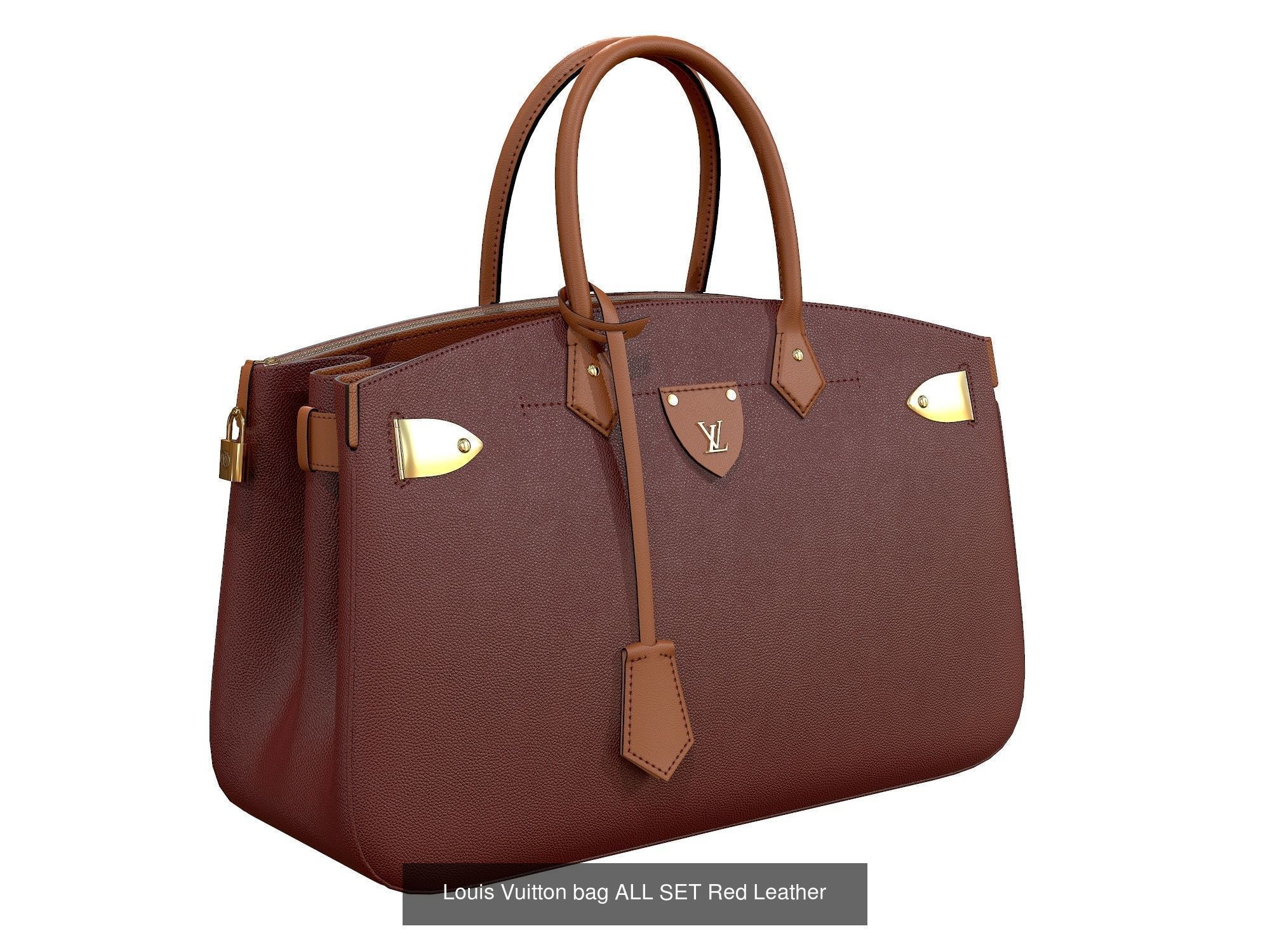 Louis Vuitton bag ALL SET 3D Model Collection_7
