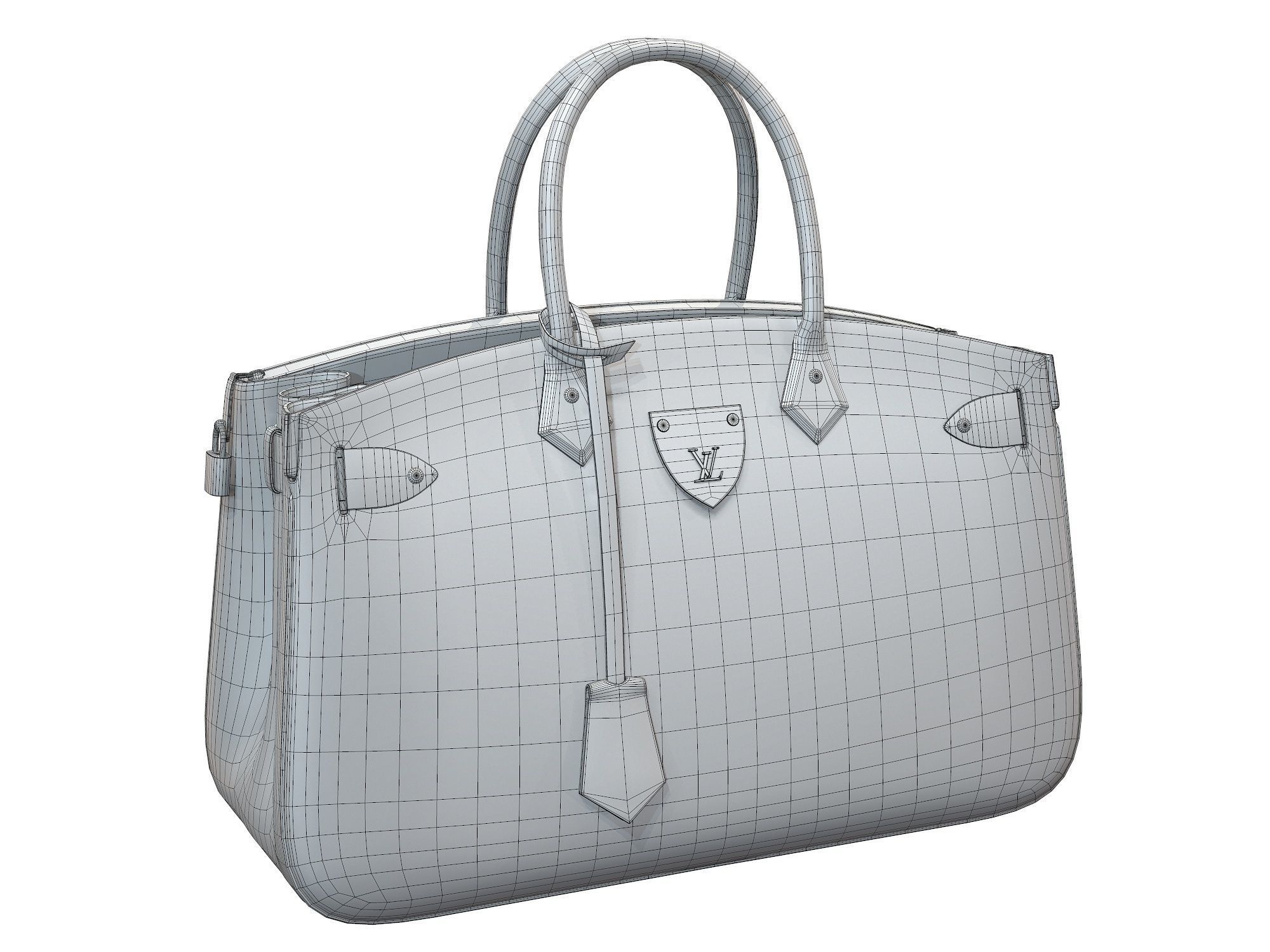 Louis Vuitton bag ALL SET 3D Model Collection_8