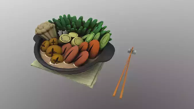 Japanese Food Stylized