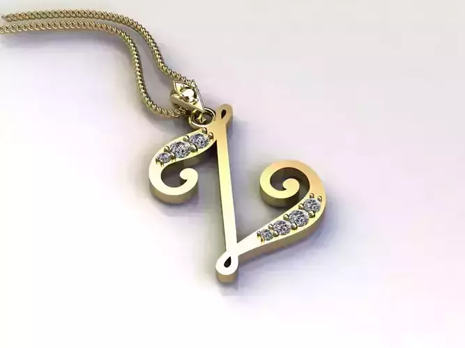 Alphabet Letter Z Pendant new design in 2021