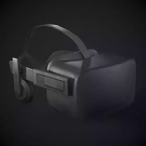 VR Headset Low-poly 3D model