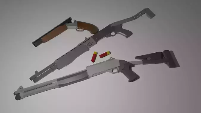 Polygonal shotguns pack 