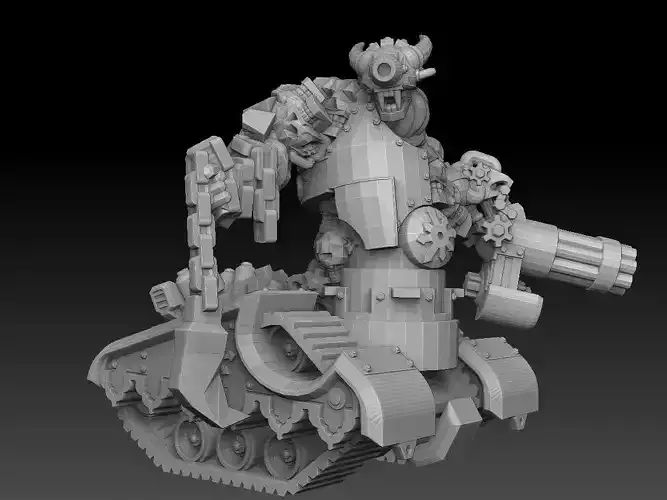 Tank Demon 3D print model
