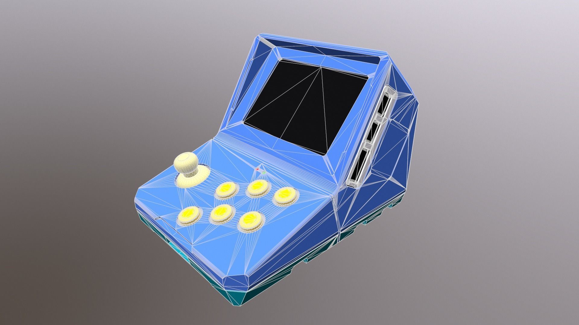 6 Retro Game Icons 3D model | CGTrader