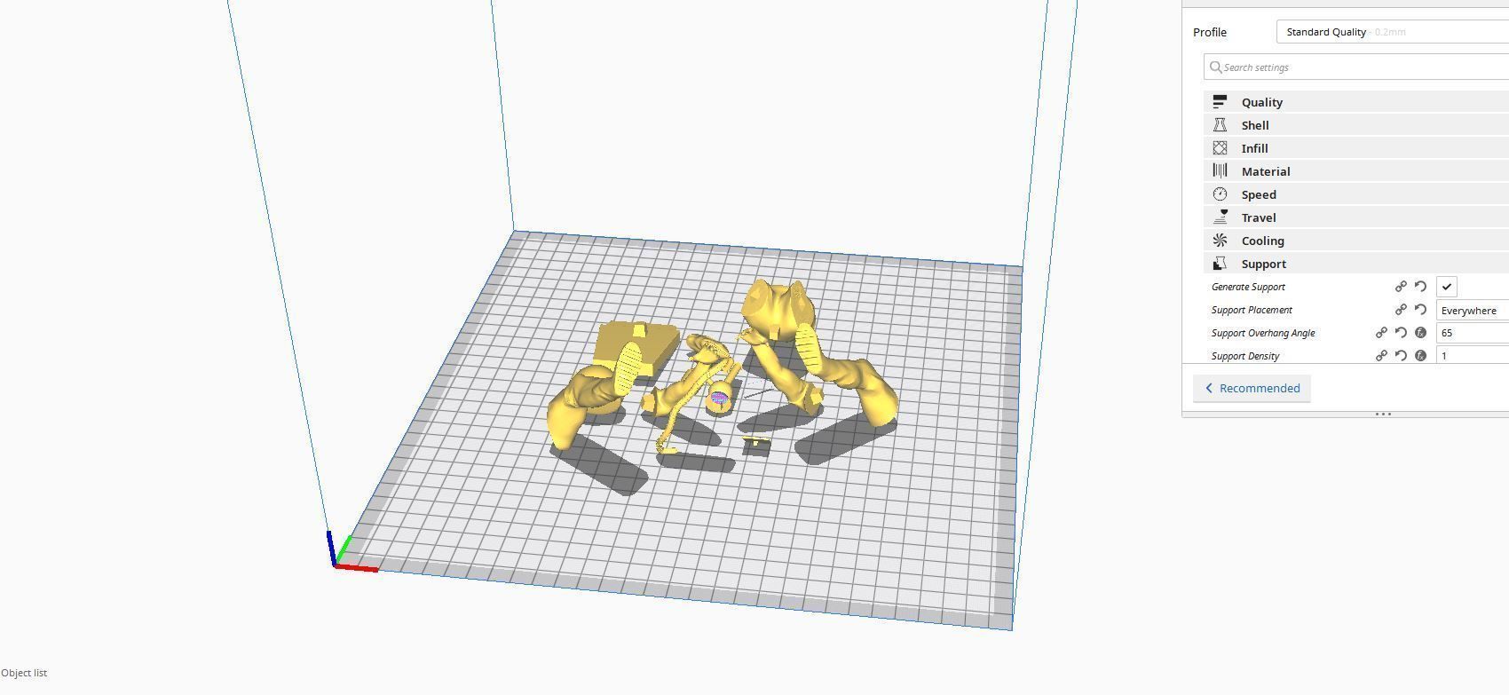 SPACEMAN ON MOON WITH BONG 3D PRINTING DIORAMA 3D print model_24