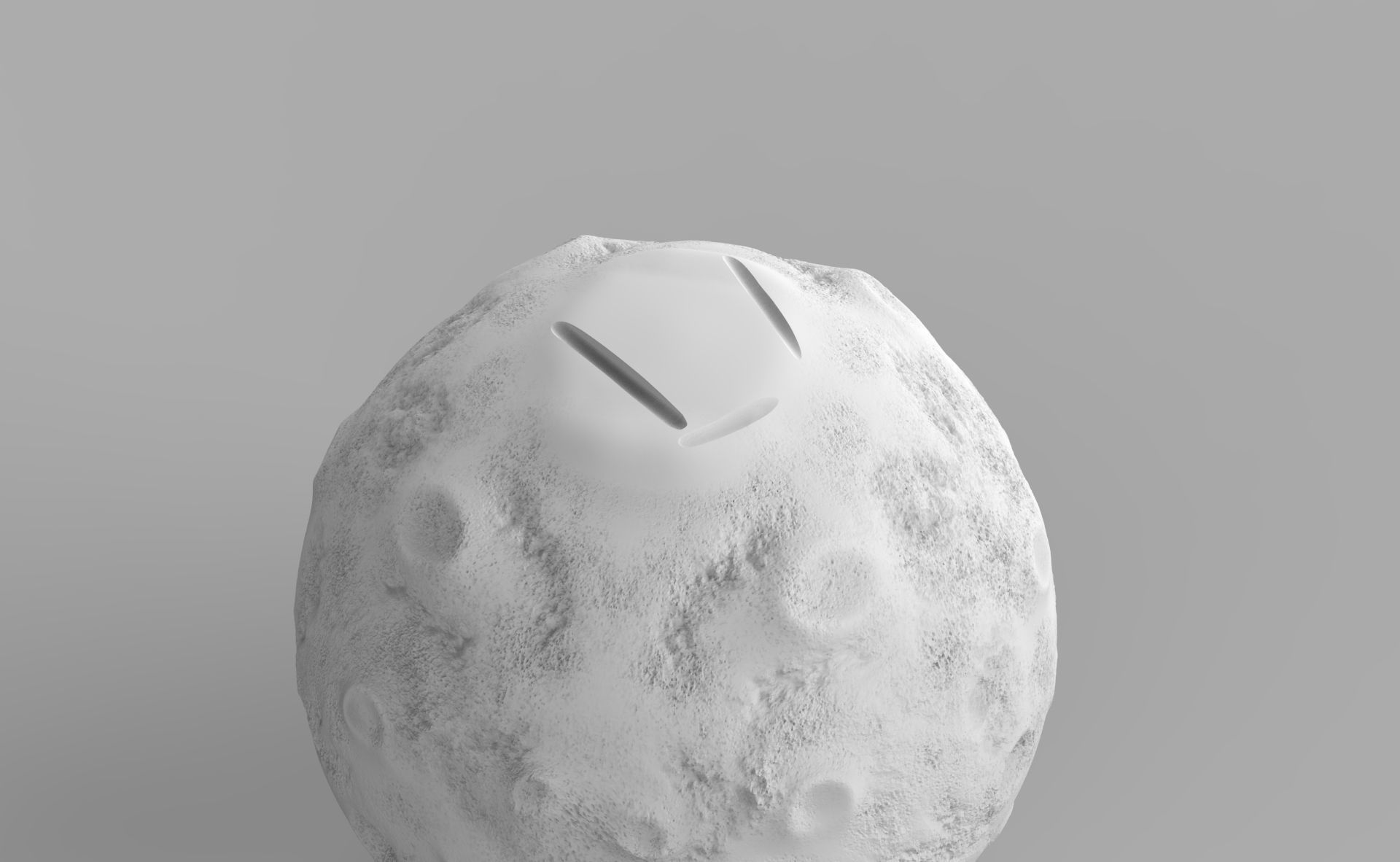 SPACEMAN ON MOON WITH BONG 3D PRINTING DIORAMA 3D print model_34