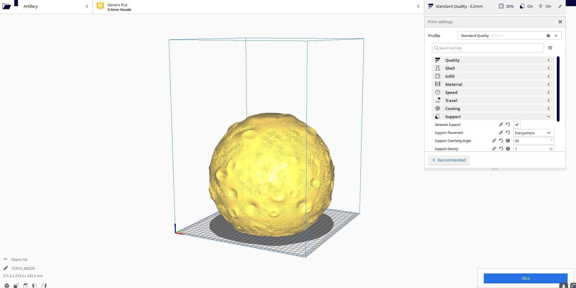 SPACEMAN ON MOON WITH BONG 3D PRINTING DIORAMA 3D print model_22