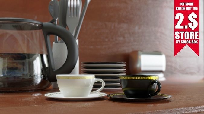 ROYAL TEA CUP AND SAUCER  3D model