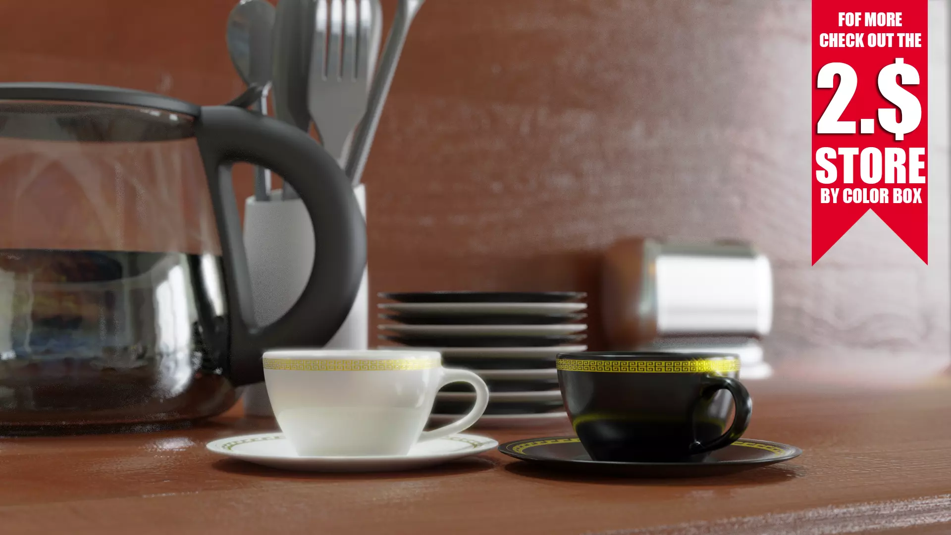ROYAL TEA CUP AND SAUCER 3D model