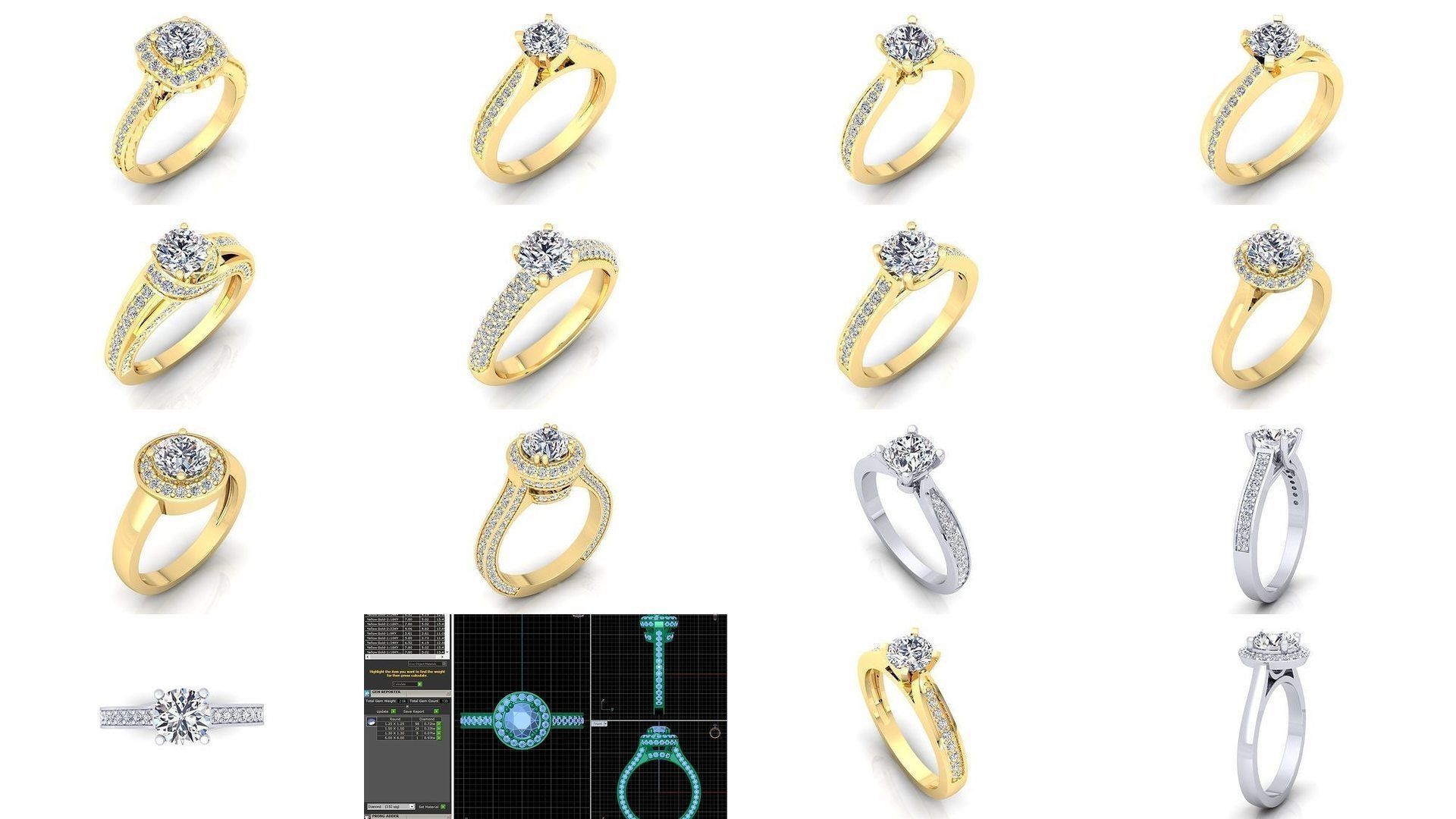 90 Solitaire Engagement Ring Collection  _5