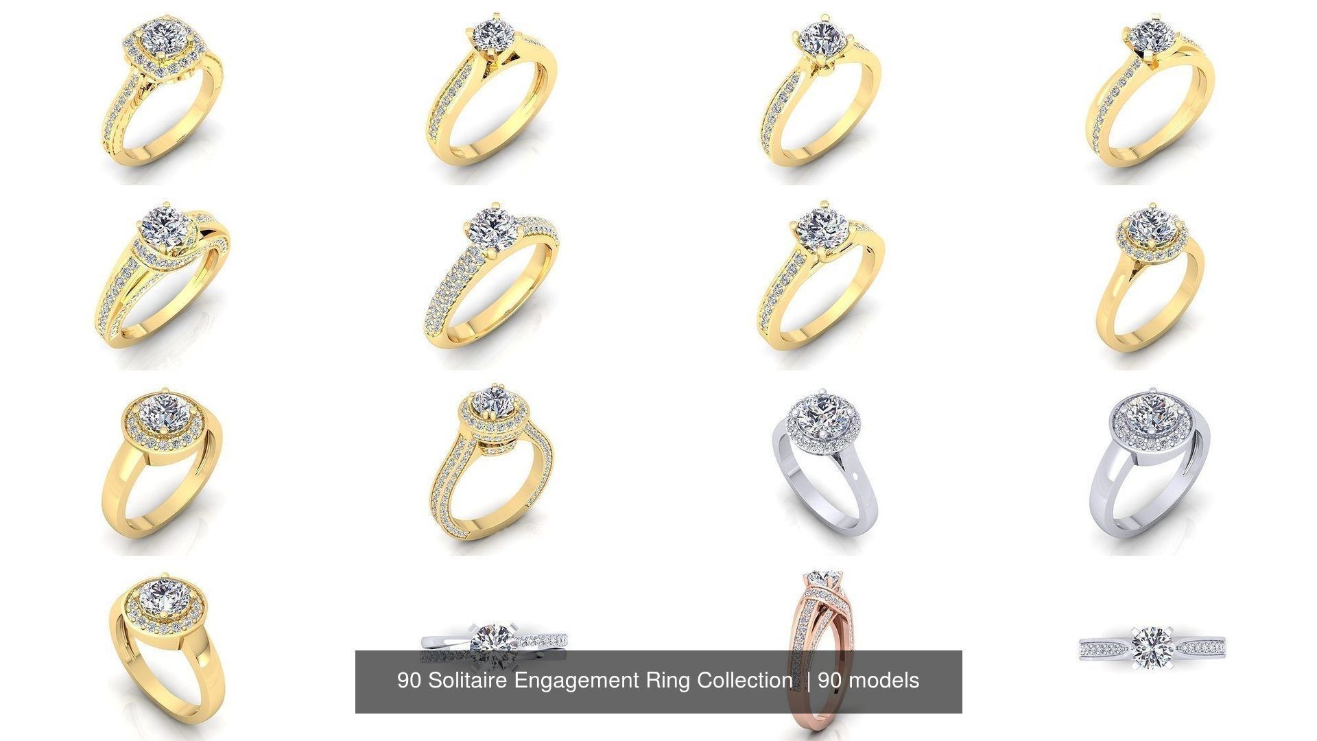 90 Solitaire Engagement Ring Collection  _12