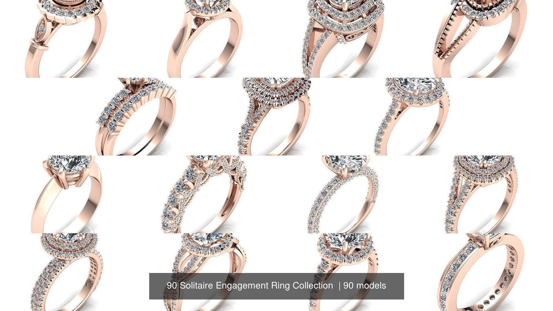 90 Solitaire Engagement Ring Collection  _3