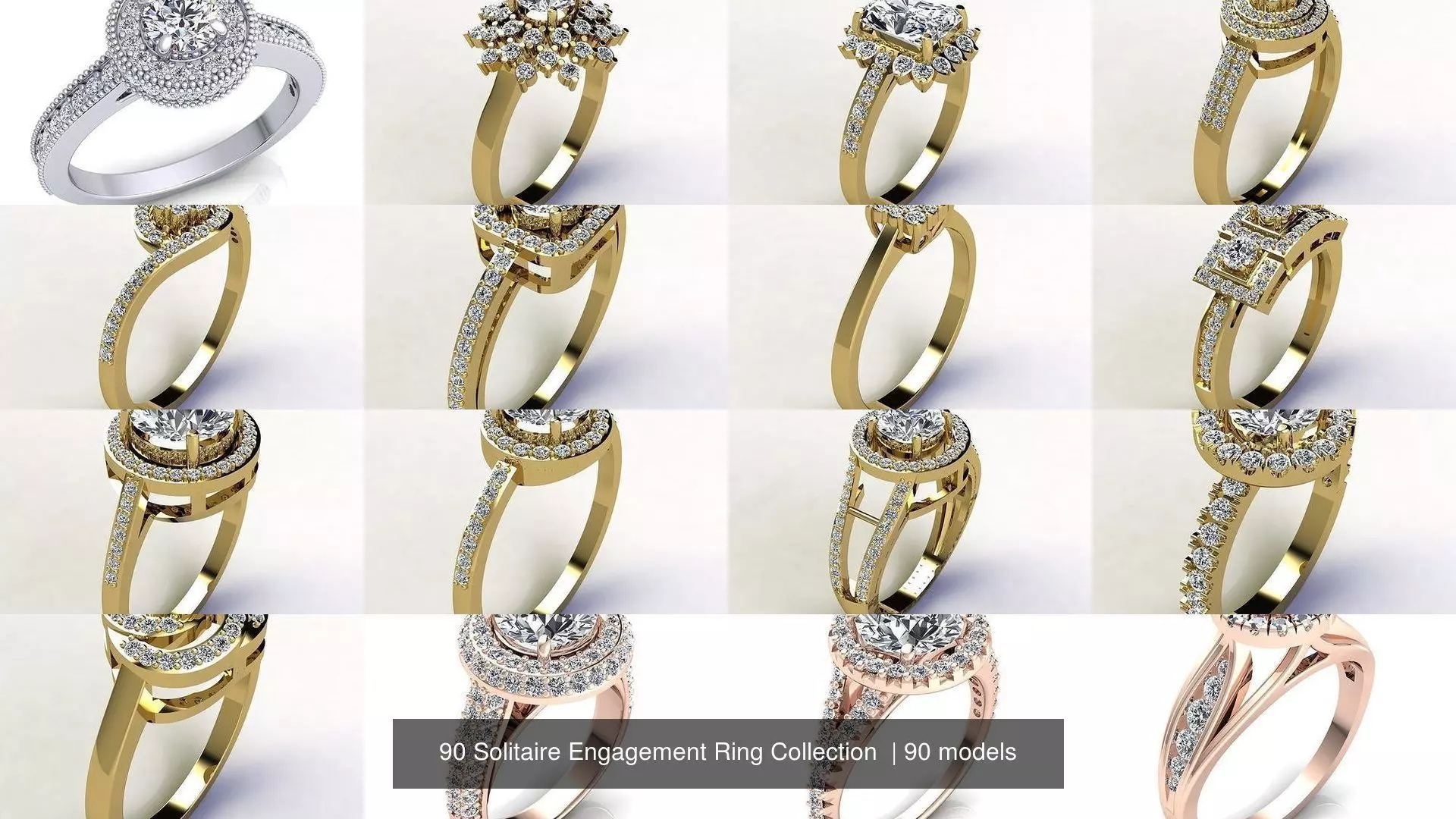 90 Solitaire Engagement Ring Collection  _1