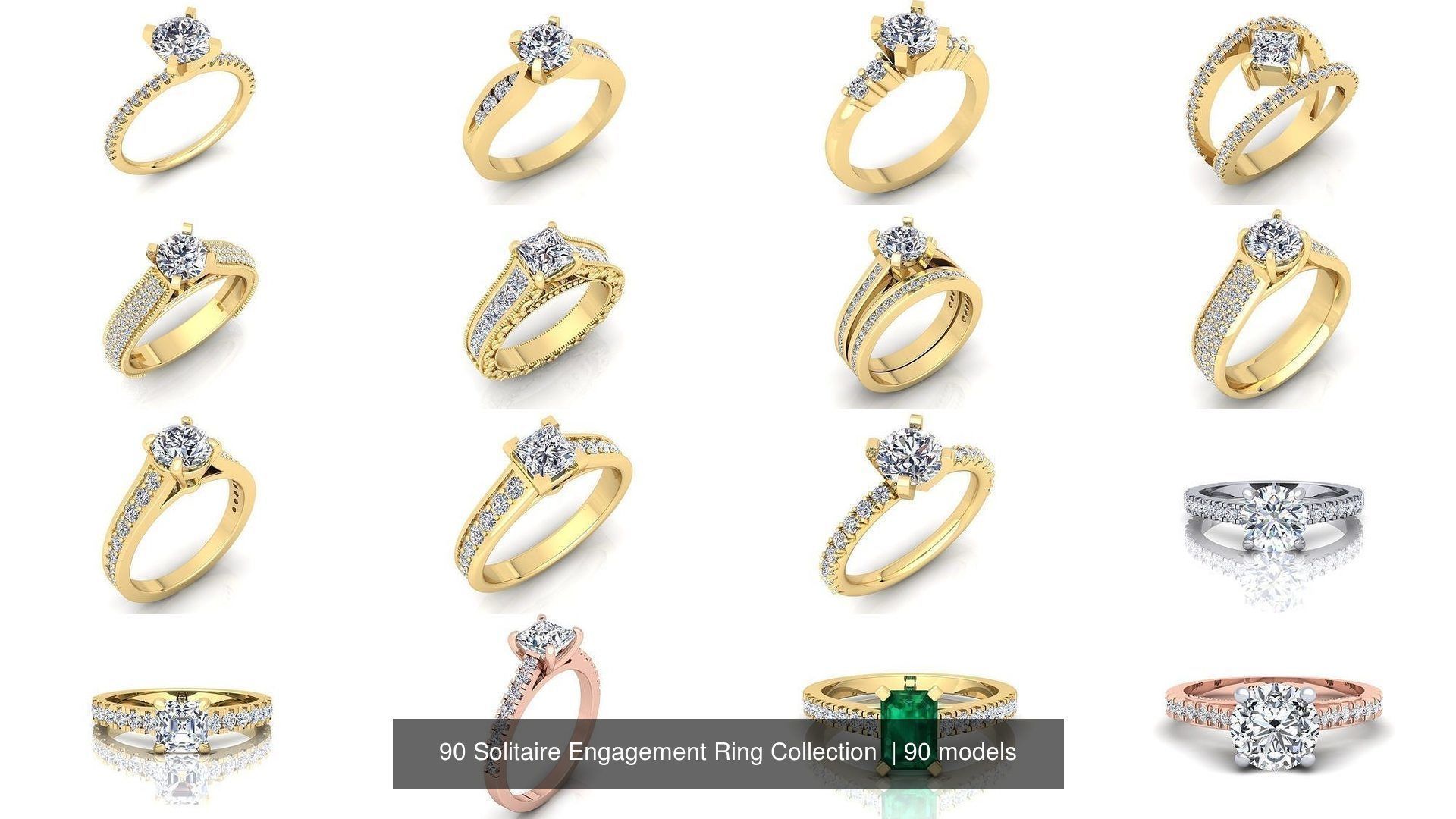 90 Solitaire Engagement Ring Collection  _20