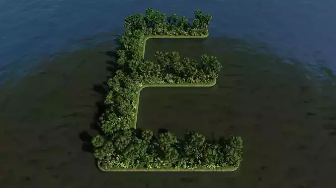E Alphabet Island