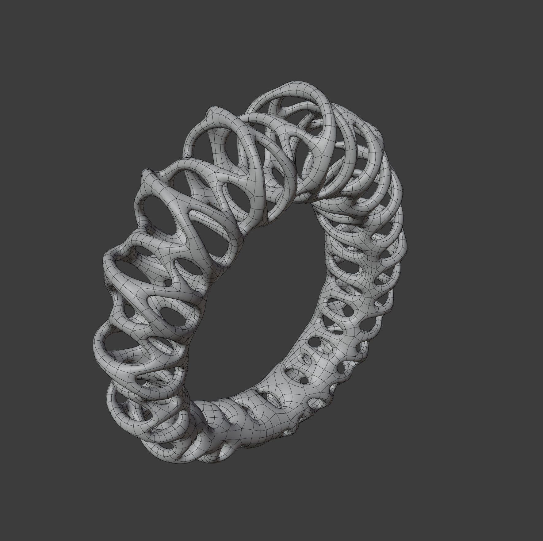 Coil Ring 3D model_3