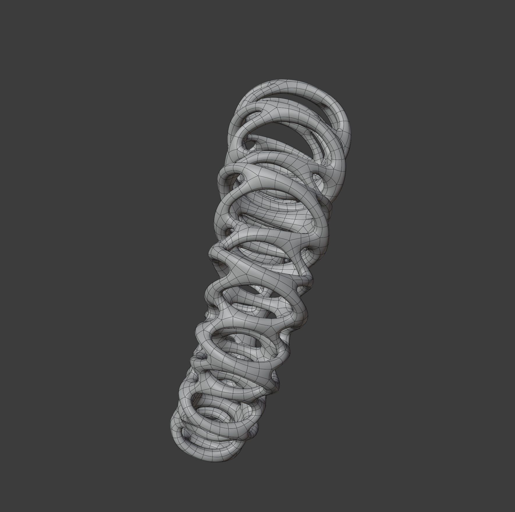 Coil Ring 3D model_11