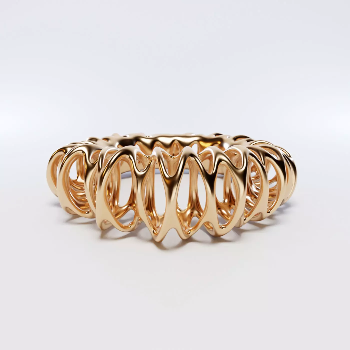 Coil Ring 3D model_0