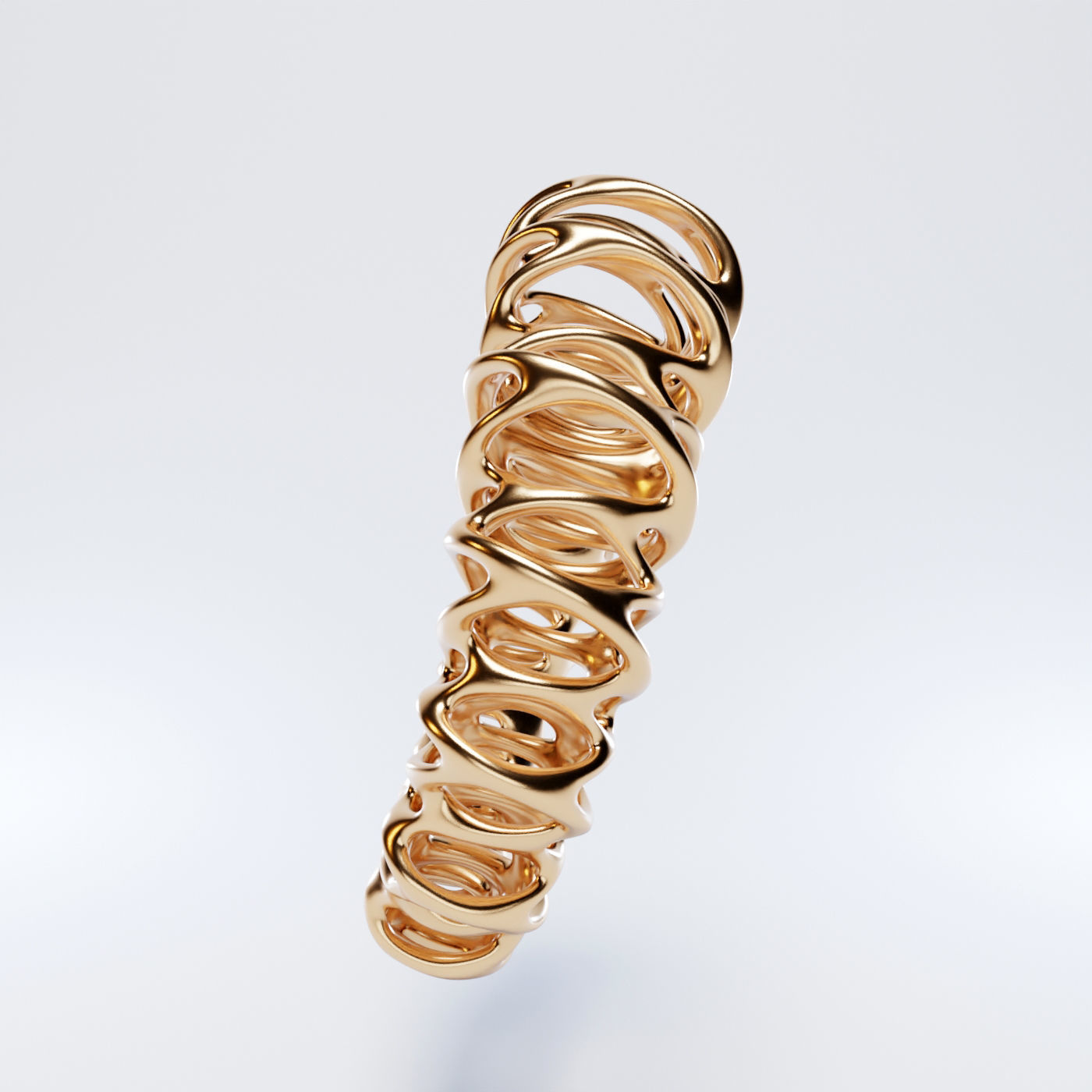 Coil Ring 3D model_4